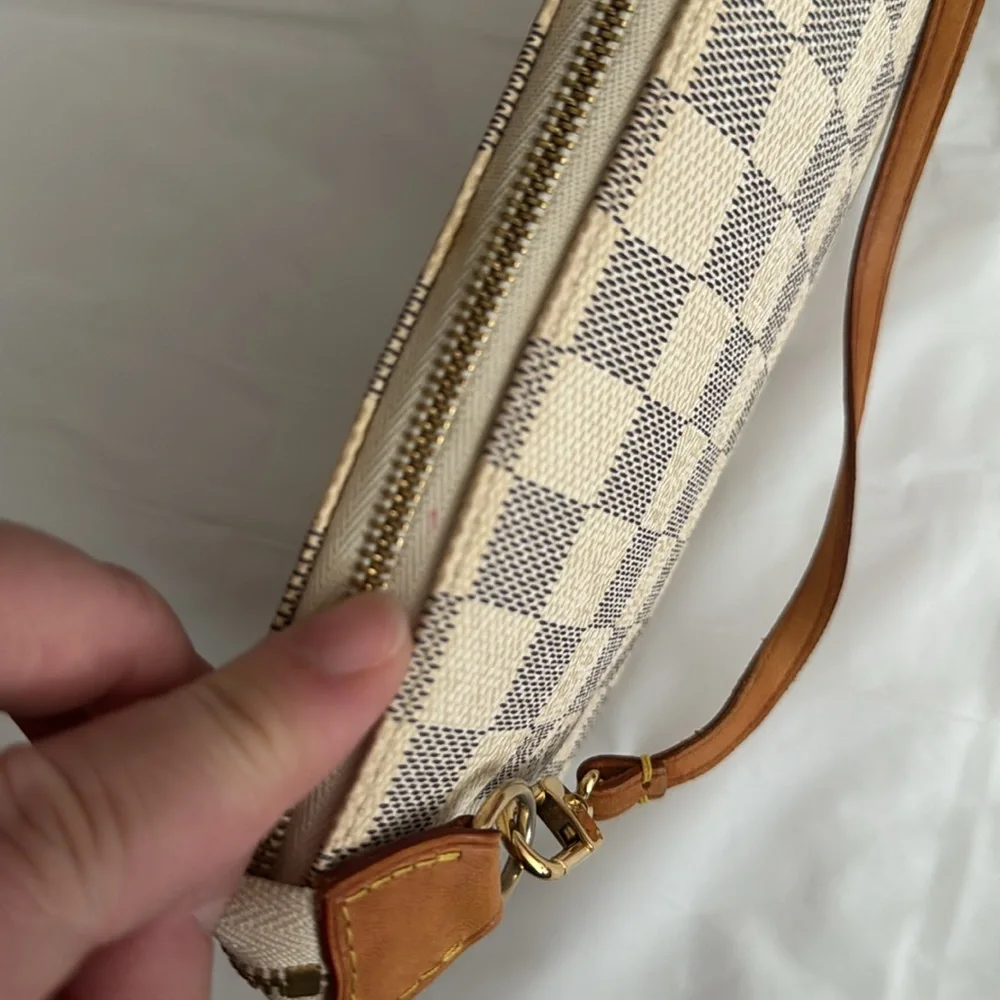 LOUIS VUITTON Damier Azur Pochette Accessories